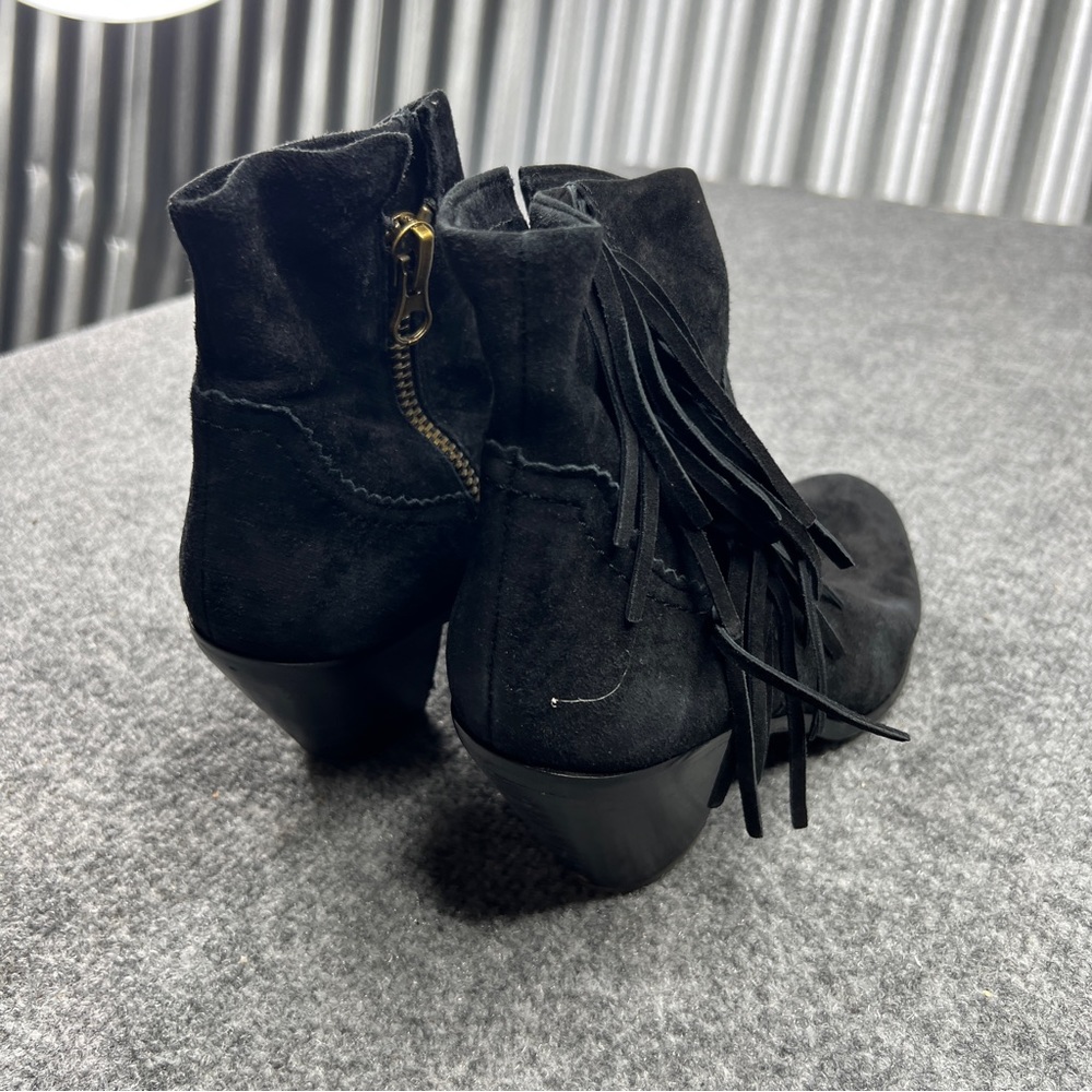 Sam Edelman Size 7 Embossed Reyes Heeled Zip Boot/Booties - Picture 5 of 10